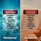 Signmission Electric Shock Hazard Risk Swim Danger Sign, Vinyl Decal, 5in W x 7in L, 2PK OS-2PACK-DS-D-57-V-2542 - alternate 4
